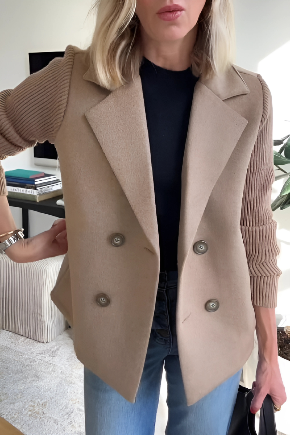 SASHA CASUAL SAVILLE COAT