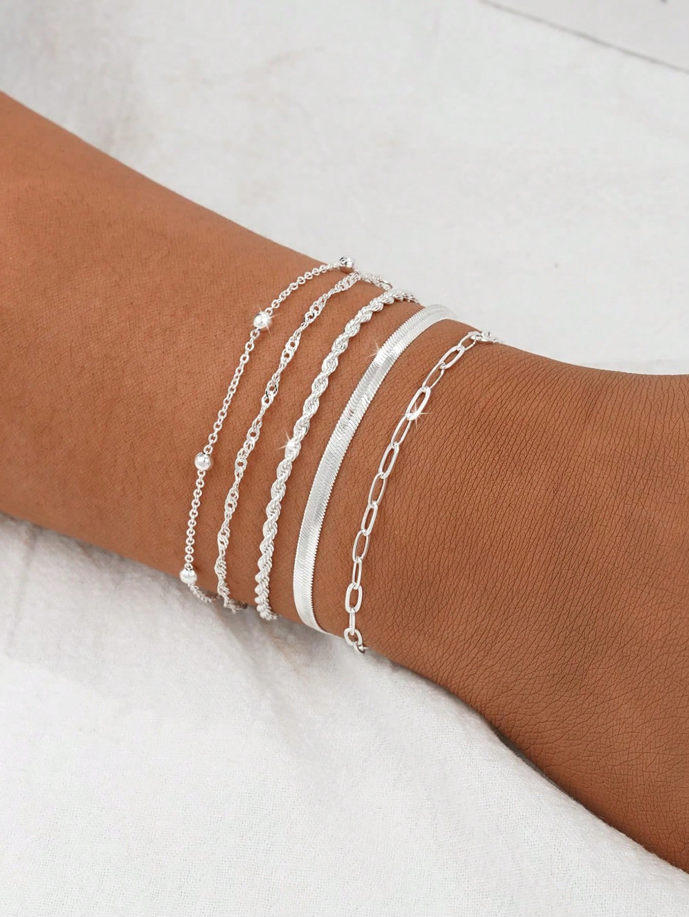 Luxe Harmony Stackable Bracelets – Set of 5