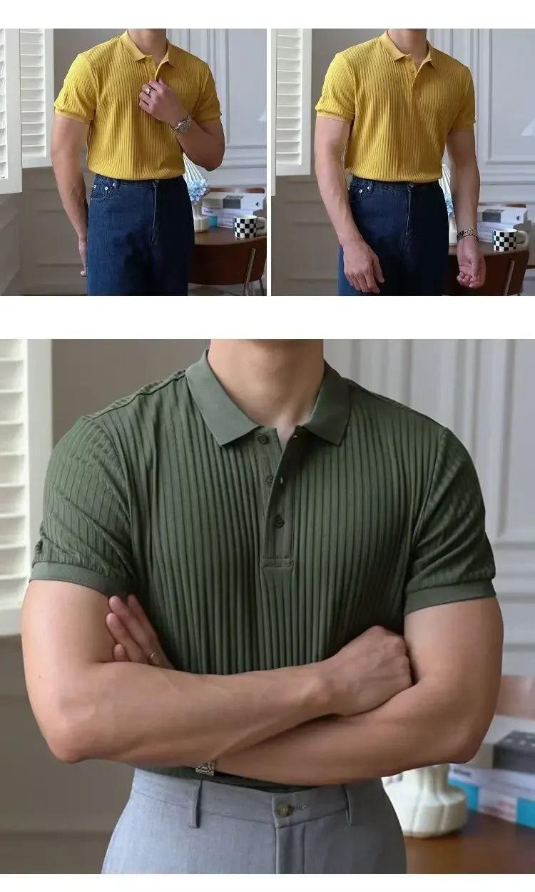 Oxford Striped Polo – Casual Summer Edition