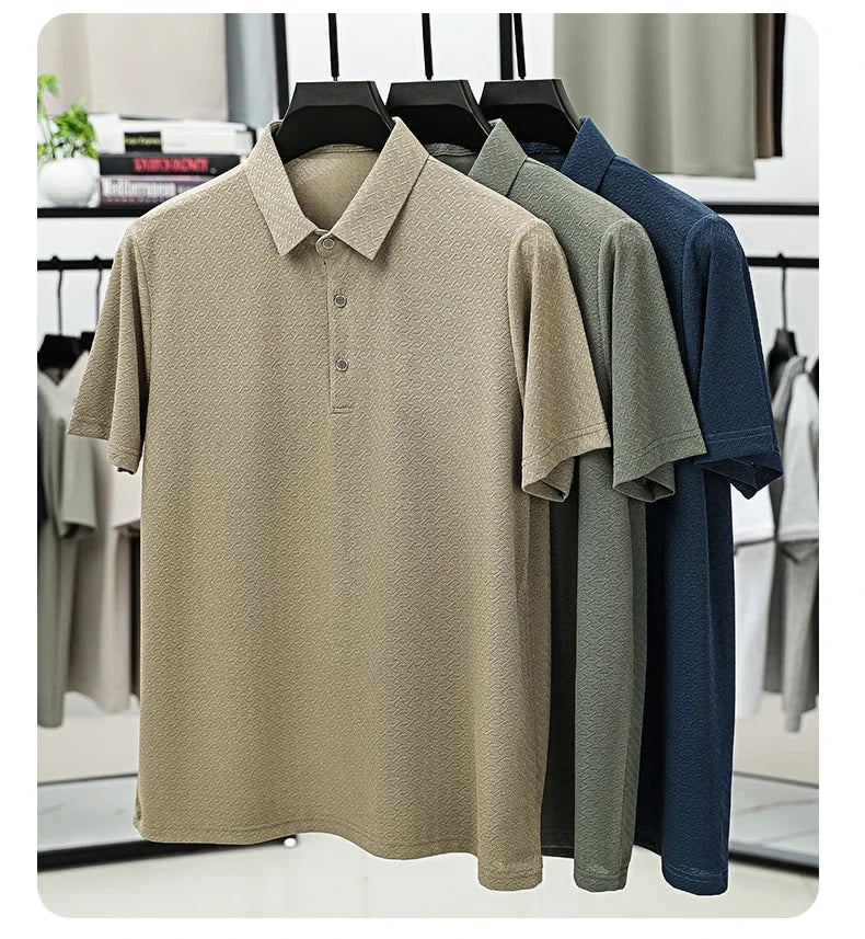 Jacquard Heritage Tee – Ivory Blend