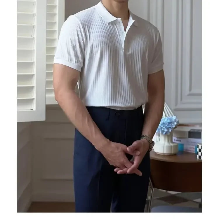 Oxford Striped Polo – Casual Summer Edition