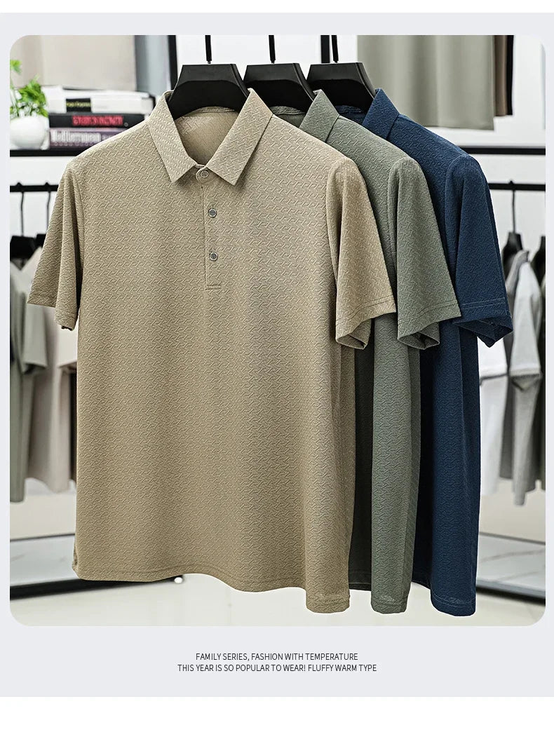 Jacquard Heritage Tee – Ivory Blend