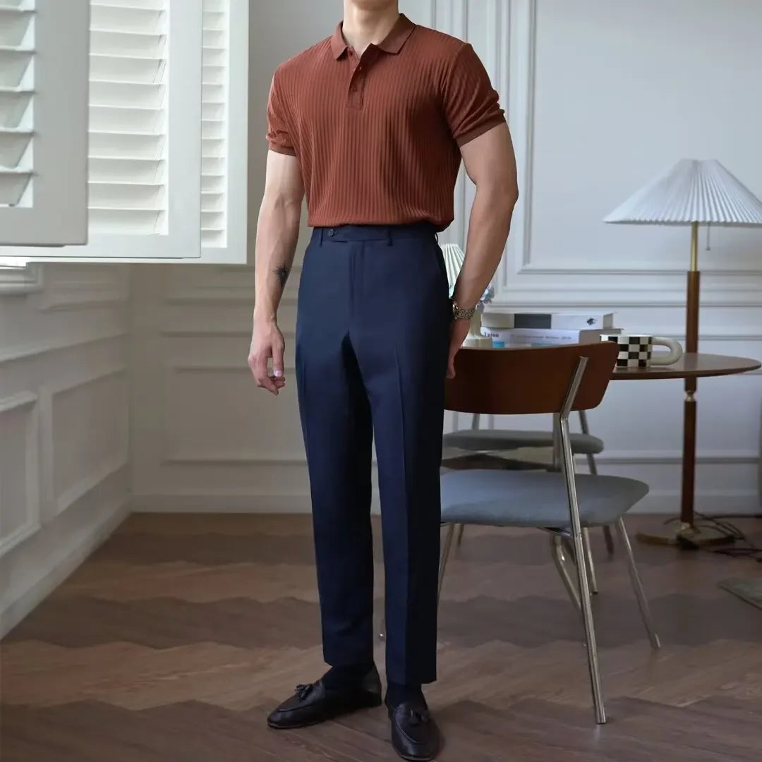 Oxford Striped Polo – Casual Summer Edition