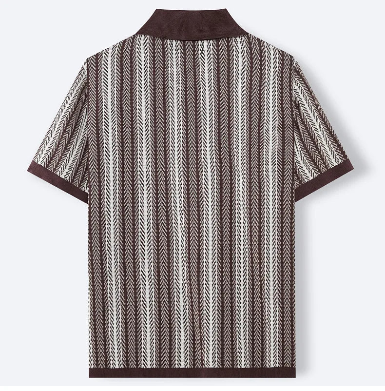 Ascot Knit Polo