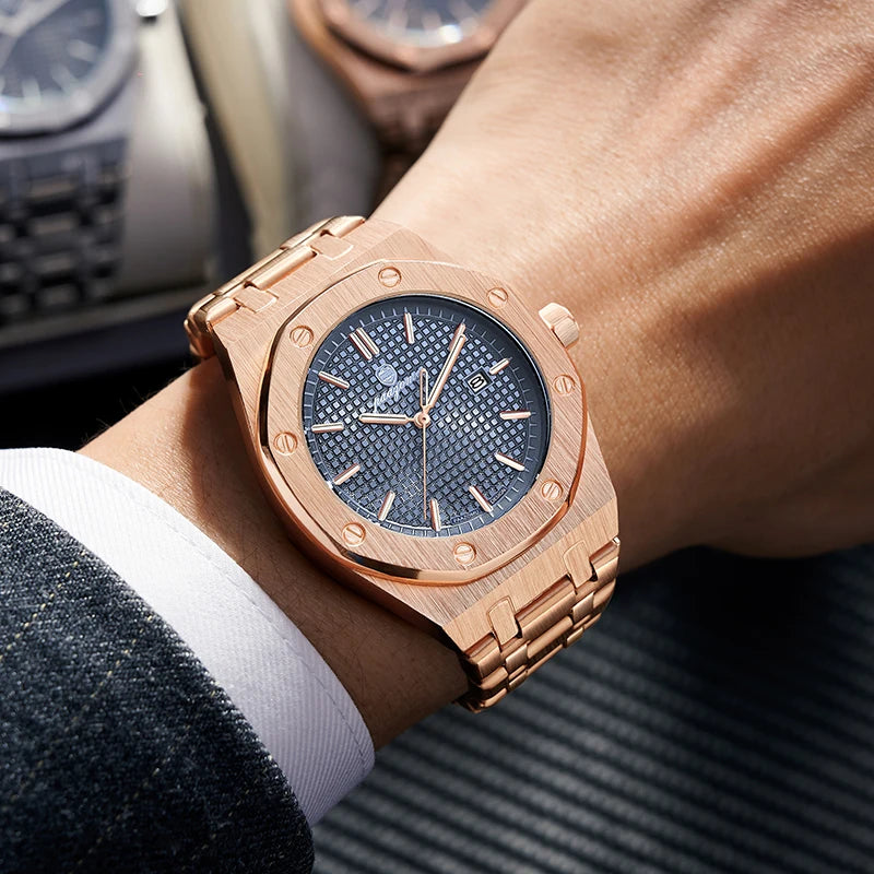 Claridge Steel Chronograph – Noir