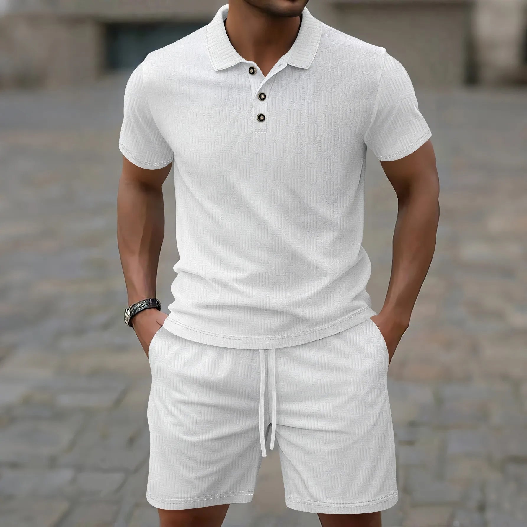 Berkeley Corduroy Twinset – Embroidered Shirt & Shorts