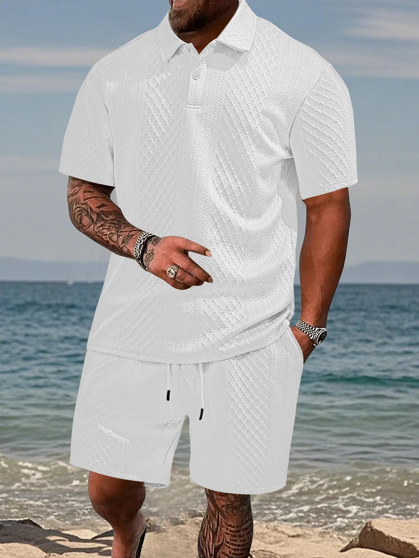 Hampton Summer Set – Heavy-Duty Linen Shirt & Shorts