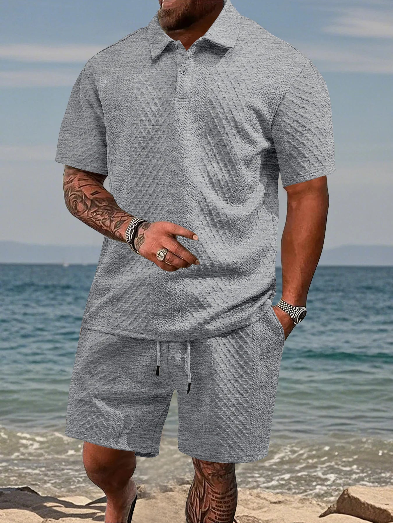 Hampton Summer Set – Heavy-Duty Linen Shirt & Shorts