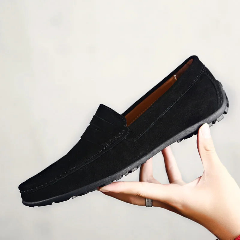 Regent Wide Fit Loafers – Classic Suede