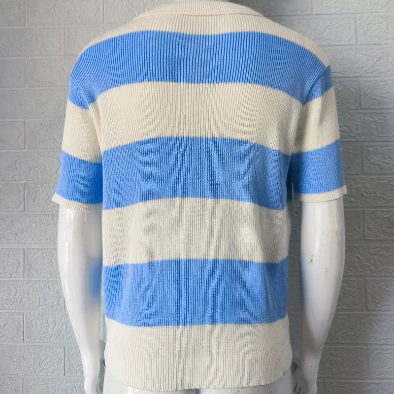 Portofino Striped Polo Tee