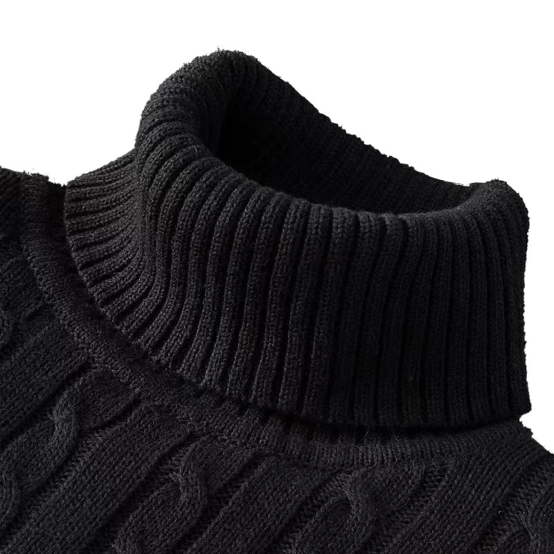 Oxford Rollneck Knit – Wool Blend Autumn Jumper