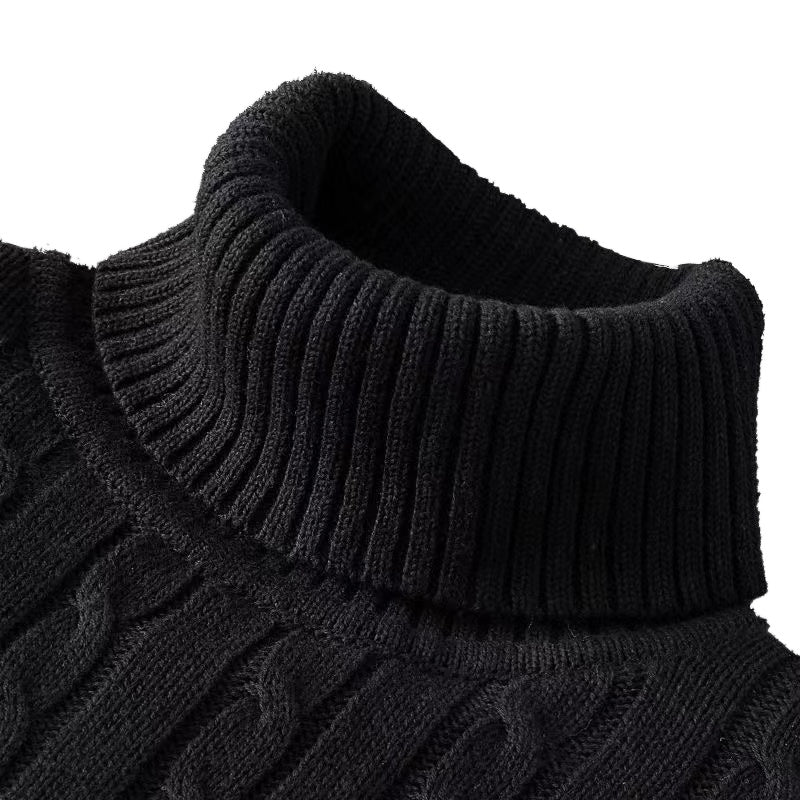 Oxford Rollneck Knit – Wool Blend Autumn Jumper
