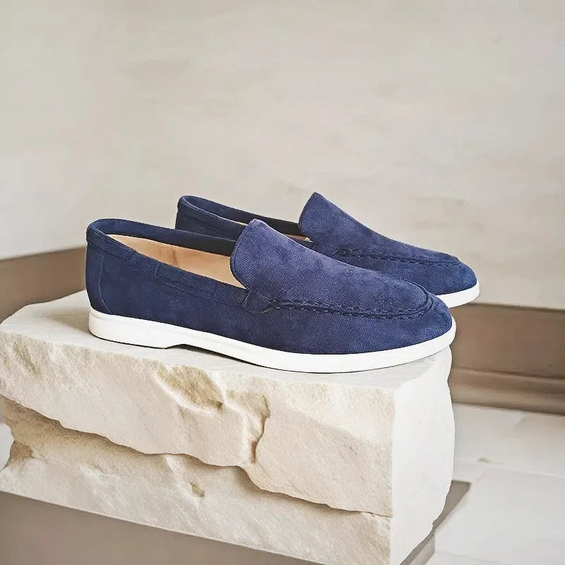 Kensington Slip-On Suede Loafers