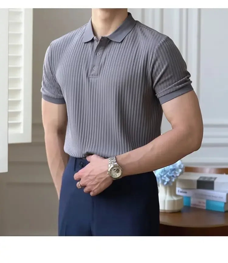 Oxford Striped Polo – Casual Summer Edition