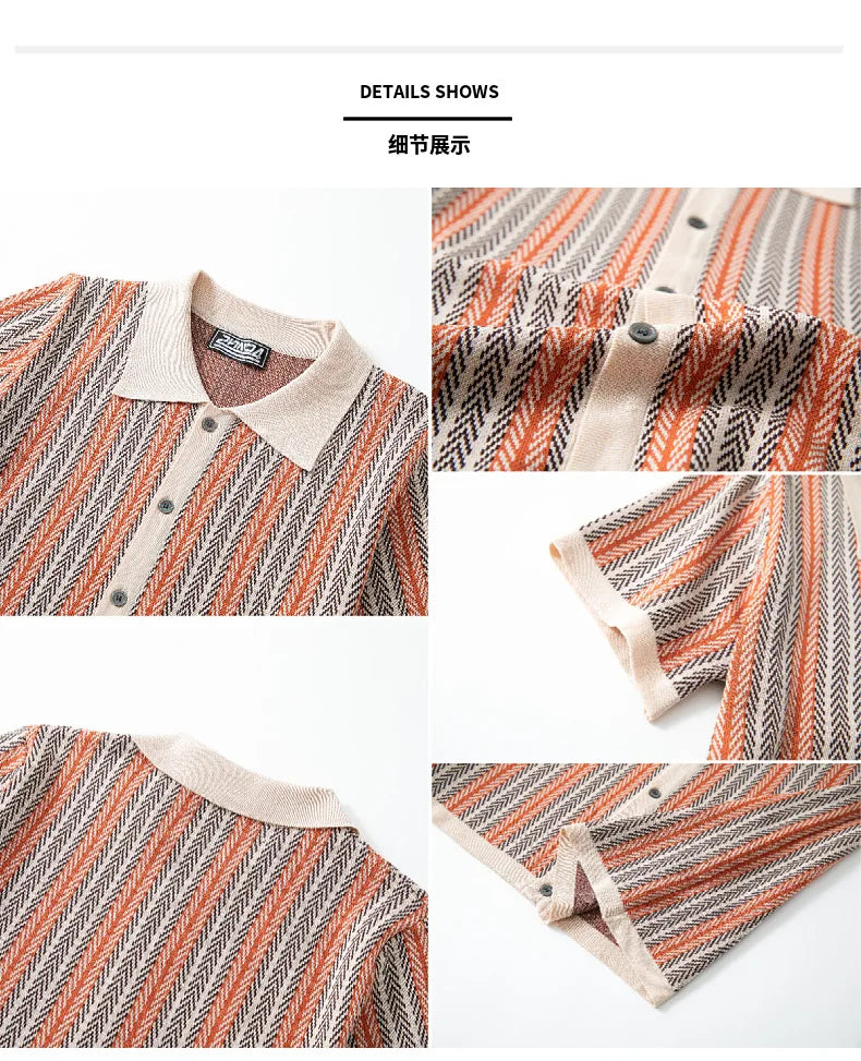 Ascot Knit Polo
