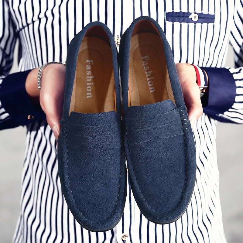Regent Wide Fit Loafers – Classic Suede