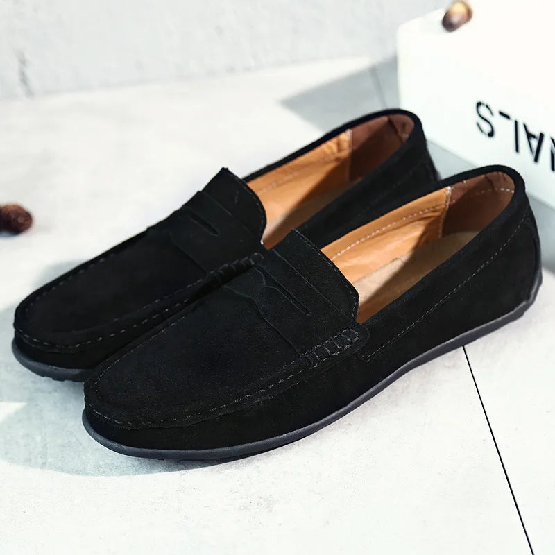 Regent Wide Fit Loafers – Classic Suede
