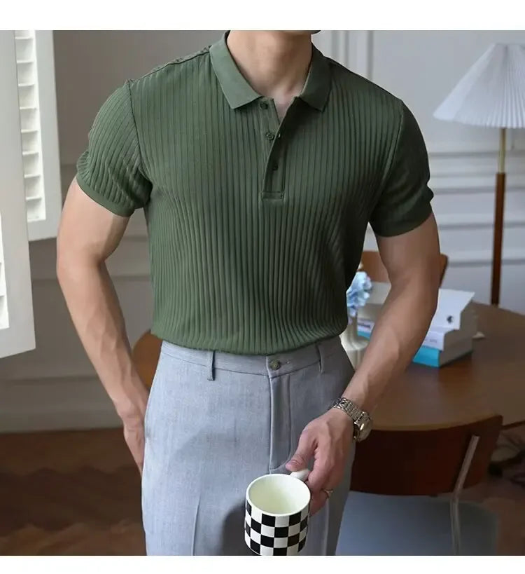 Oxford Striped Polo – Casual Summer Edition