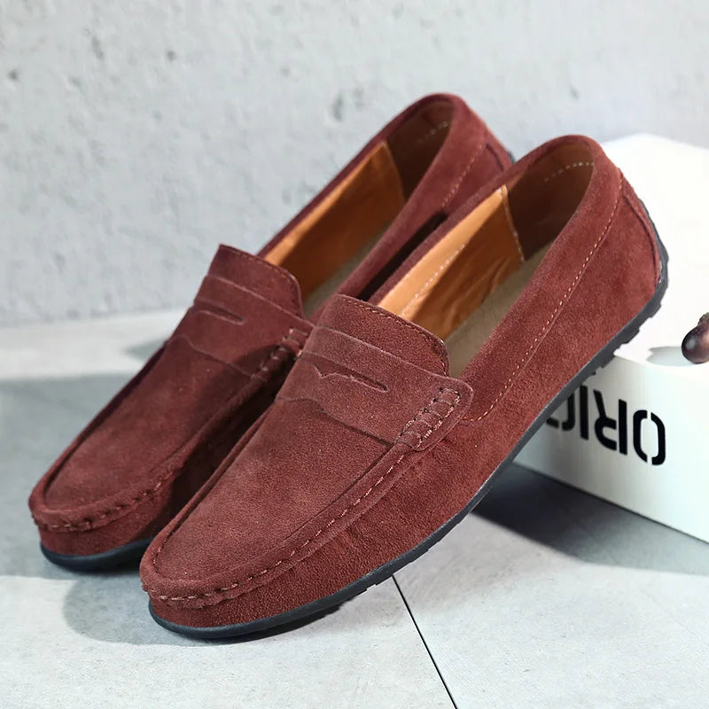 Regent Wide Fit Loafers – Classic Suede