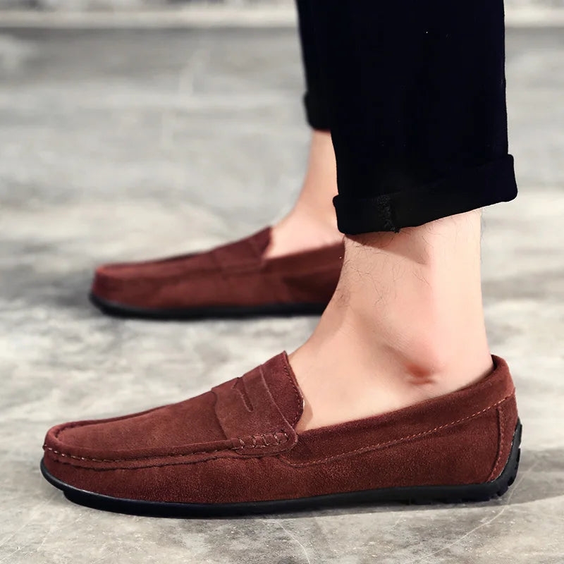 Regent Wide Fit Loafers – Classic Suede