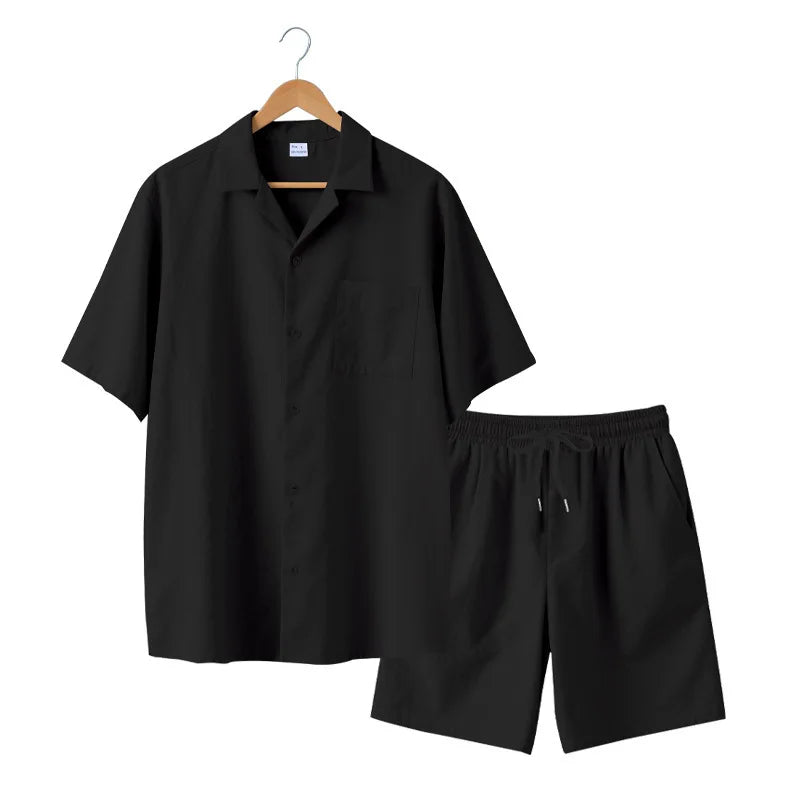 Capri Silk Set – Luxury Beachwear for Men