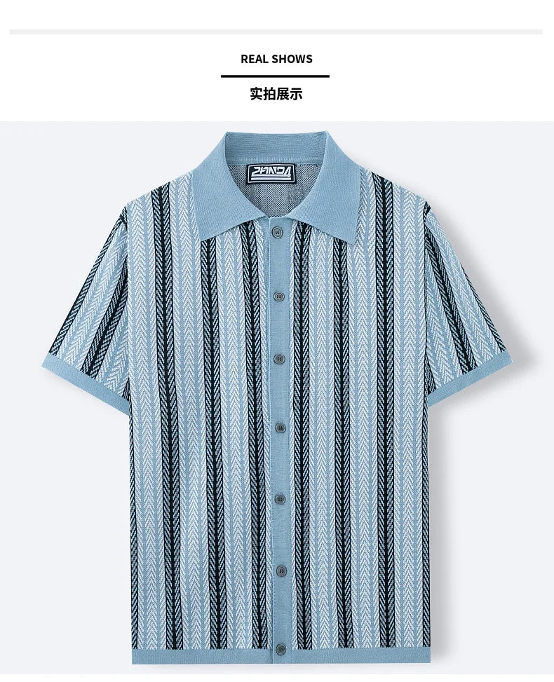 Ascot Knit Polo