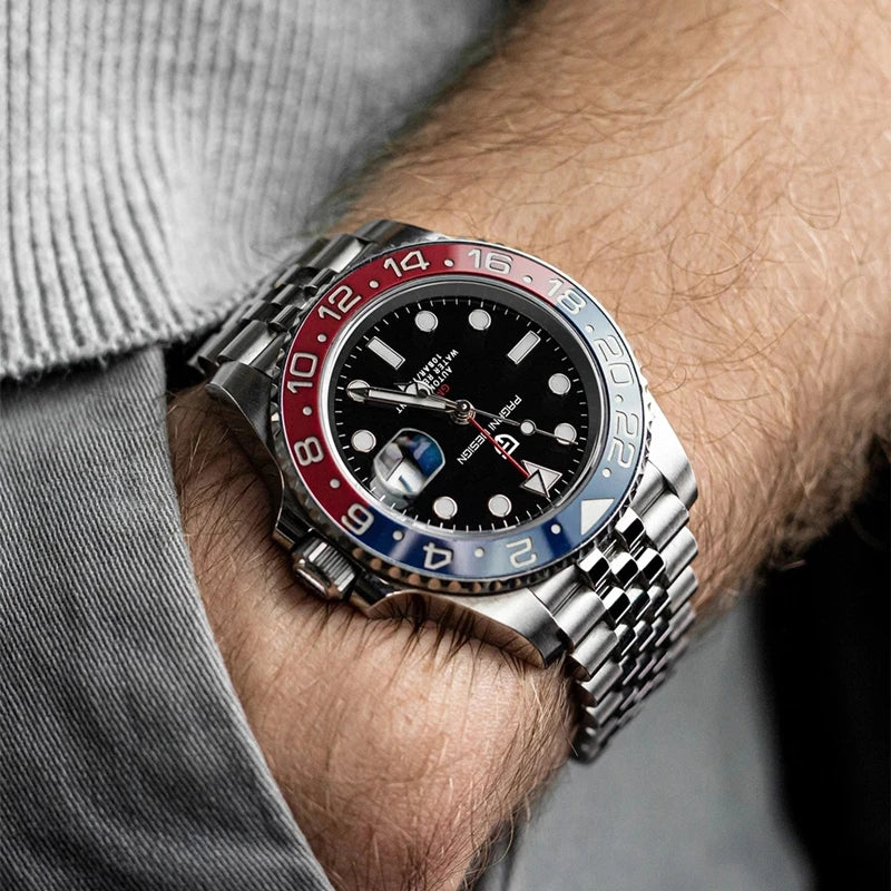 Regent GMT Automatic – Steel Strap
