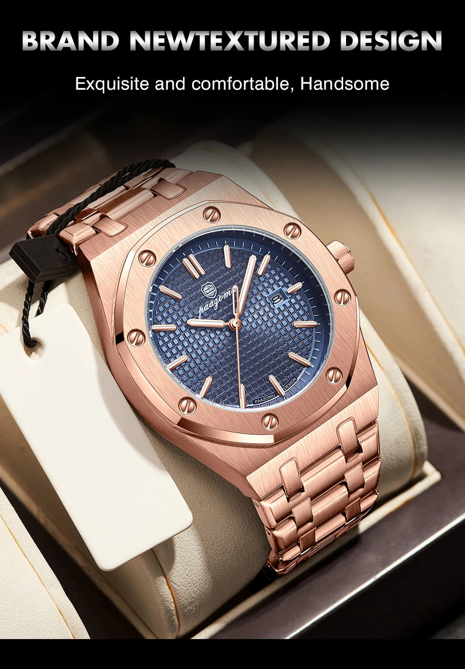 Claridge Steel Chronograph – Noir
