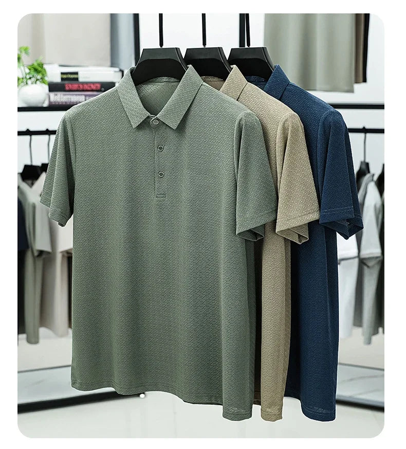 Jacquard Heritage Tee – Ivory Blend