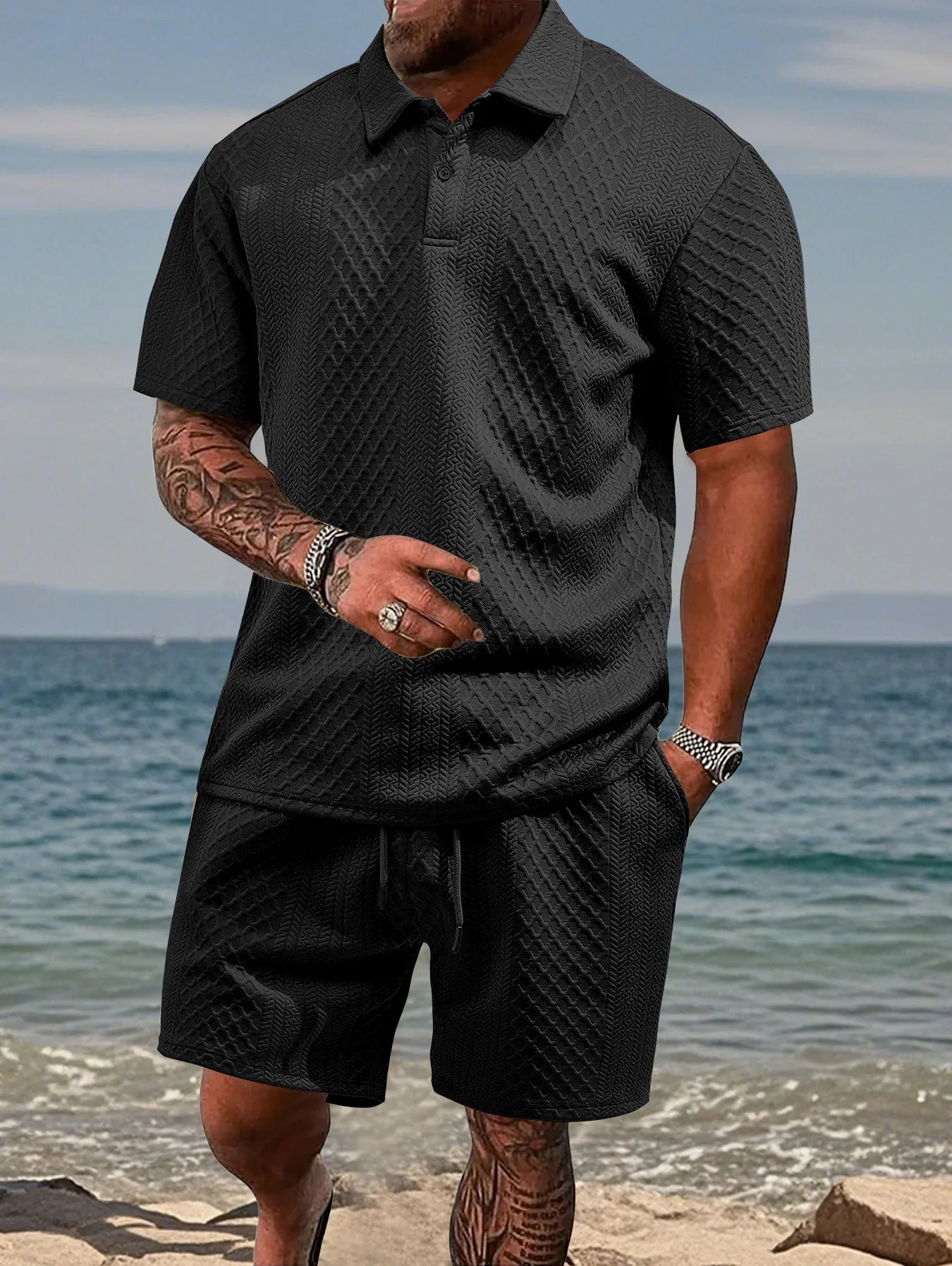 Hampton Summer Set – Heavy-Duty Linen Shirt & Shorts