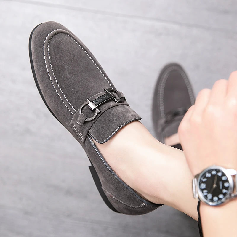 Knightsbridge Green Suede Loafers