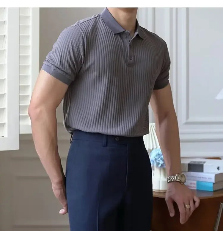 Oxford Striped Polo – Casual Summer Edition