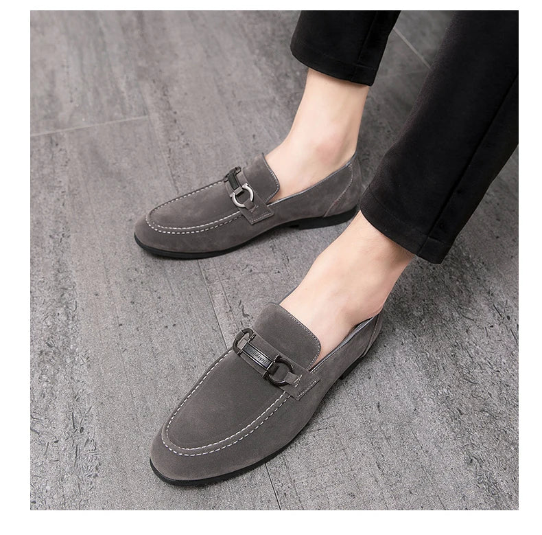 Knightsbridge Green Suede Loafers