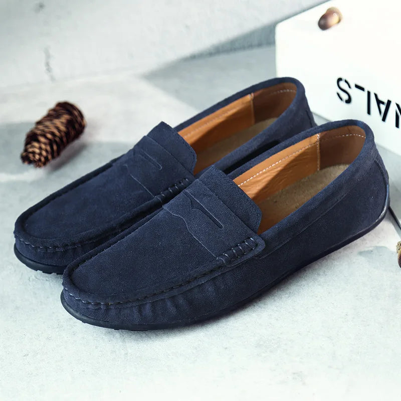 Regent Wide Fit Loafers – Classic Suede