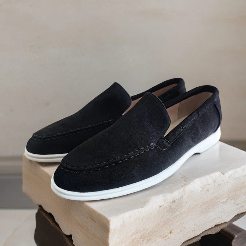 Kensington Slip-On Suede Loafers