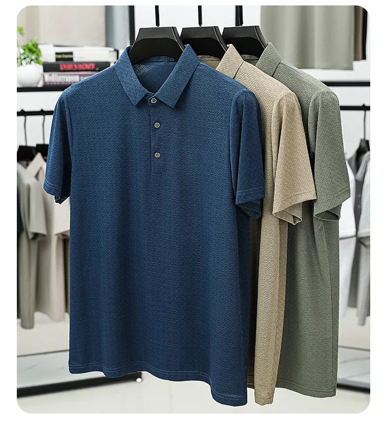 Jacquard Heritage Tee – Ivory Blend