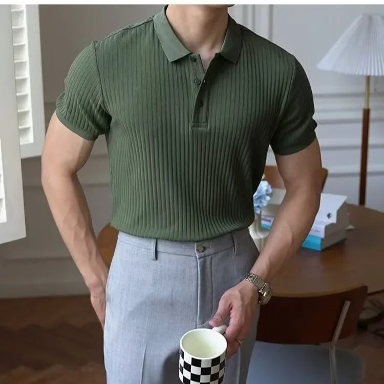 Oxford Striped Polo – Casual Summer Edition