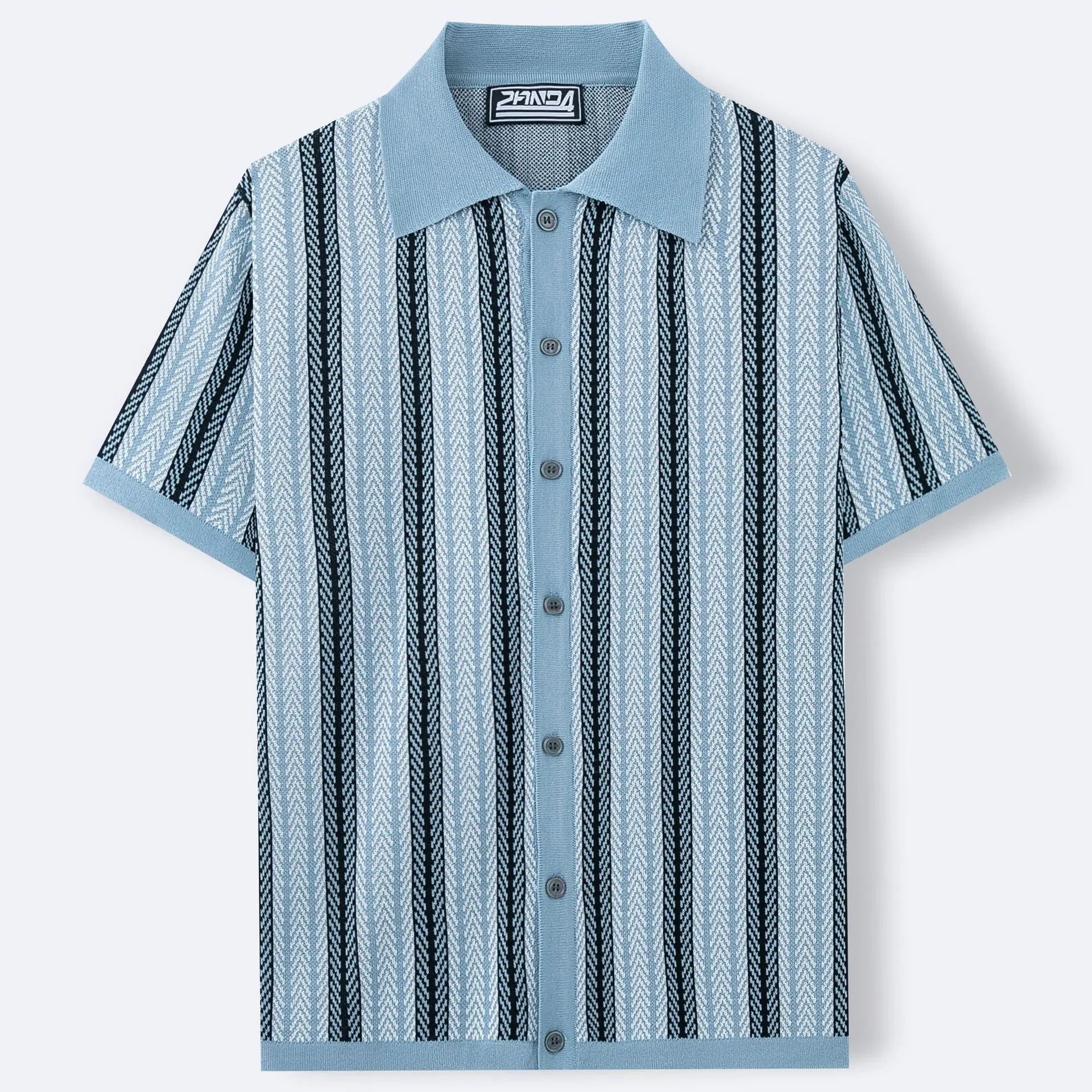 Ascot Knit Polo
