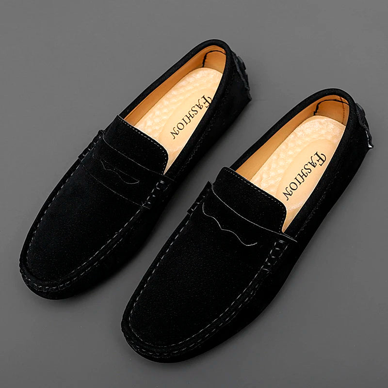 Ascot Driving Loafers – Midnight Brown
