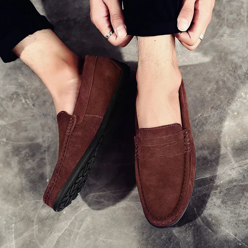 Regent Wide Fit Loafers – Classic Suede