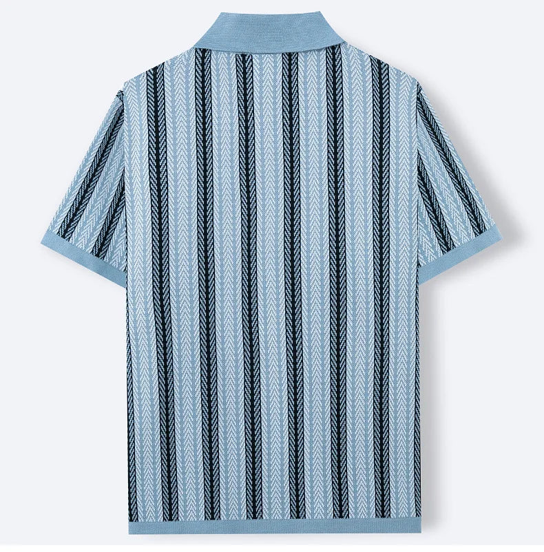 Ascot Knit Polo