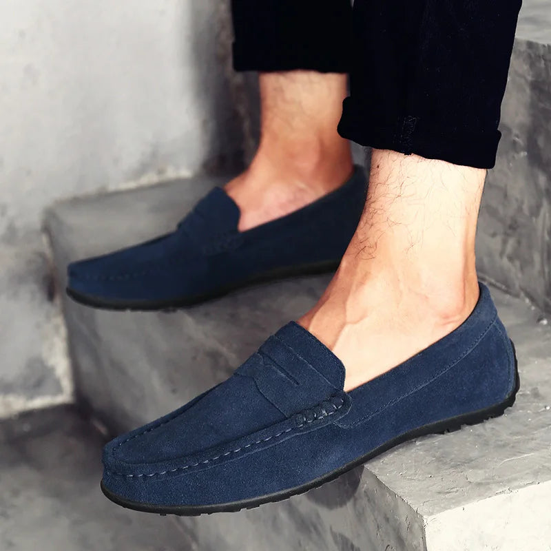 Regent Wide Fit Loafers – Classic Suede