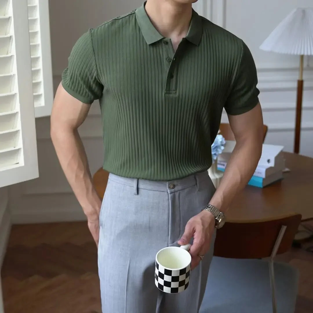 Oxford Striped Polo – Casual Summer Edition