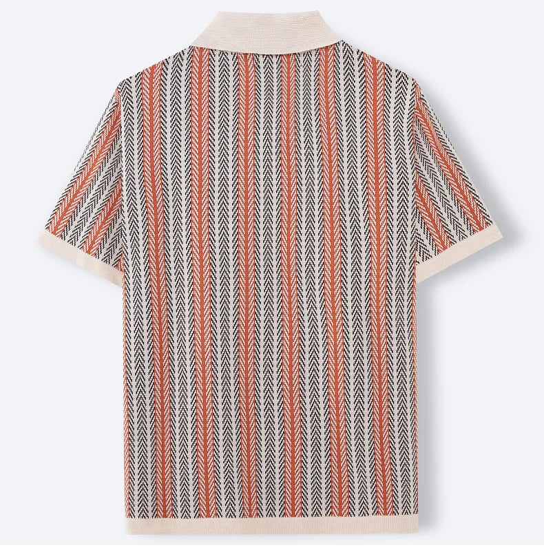 Ascot Knit Polo