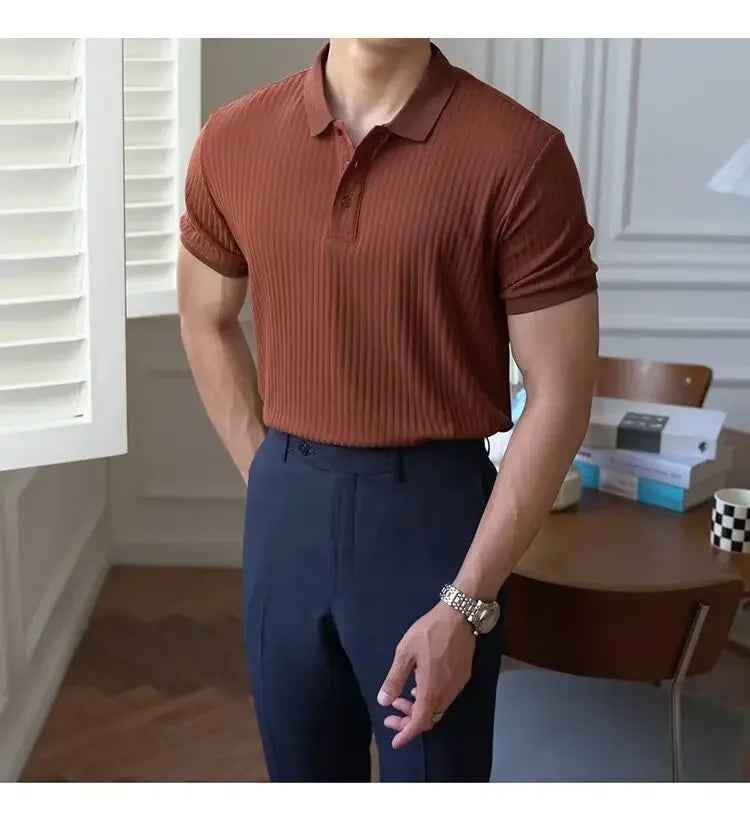 Oxford Striped Polo – Casual Summer Edition