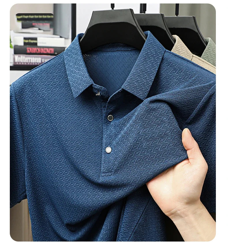 Jacquard Heritage Tee – Ivory Blend