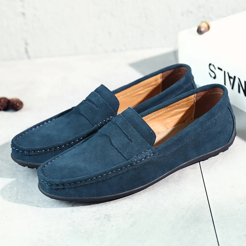 Regent Wide Fit Loafers – Classic Suede