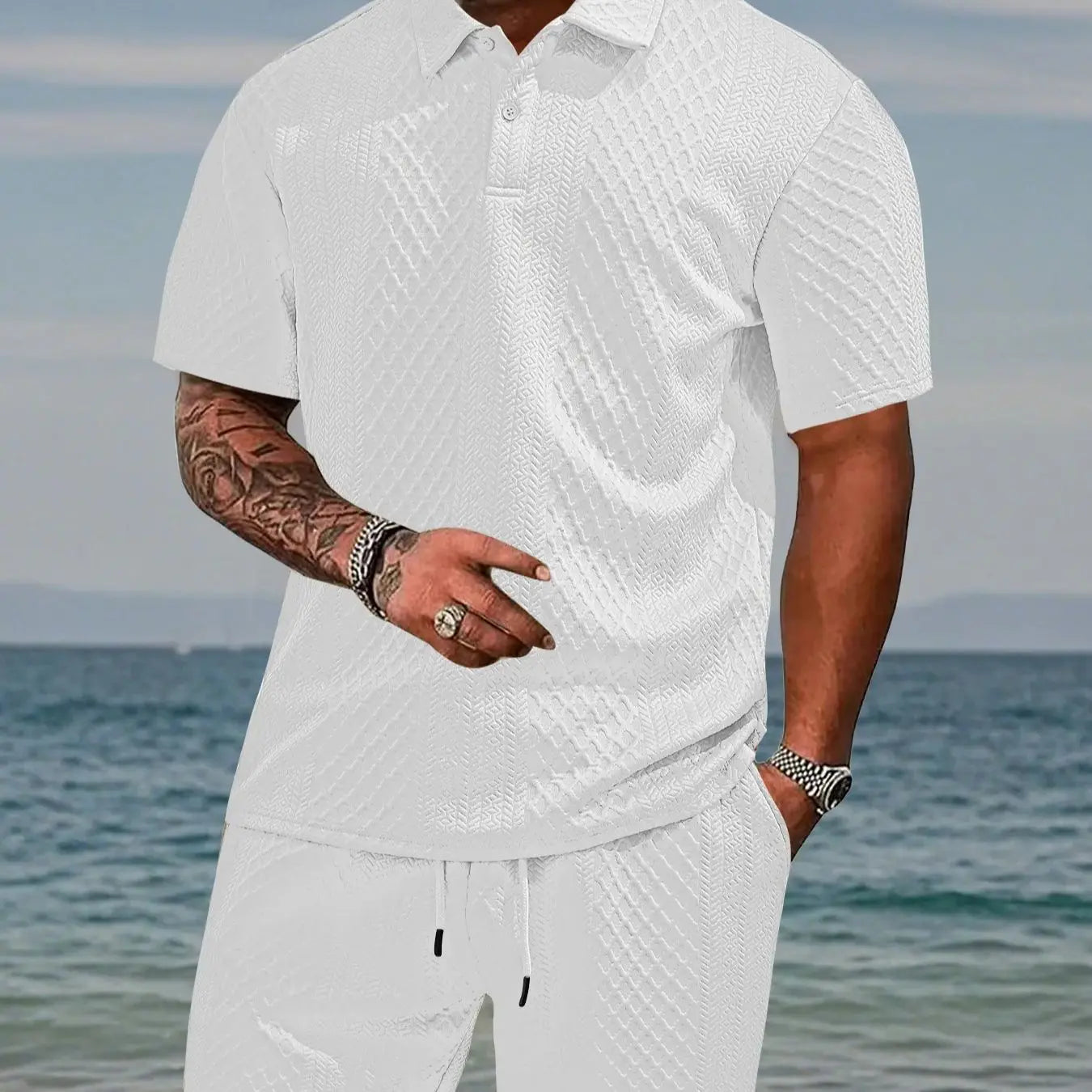 Hampton Summer Set – Heavy-Duty Linen Shirt & Shorts