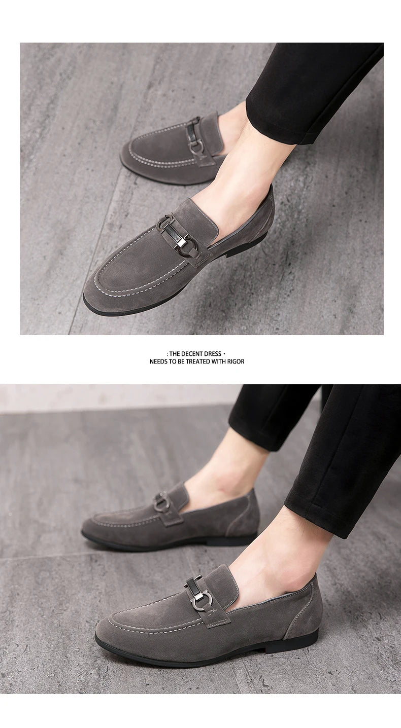 Knightsbridge Green Suede Loafers