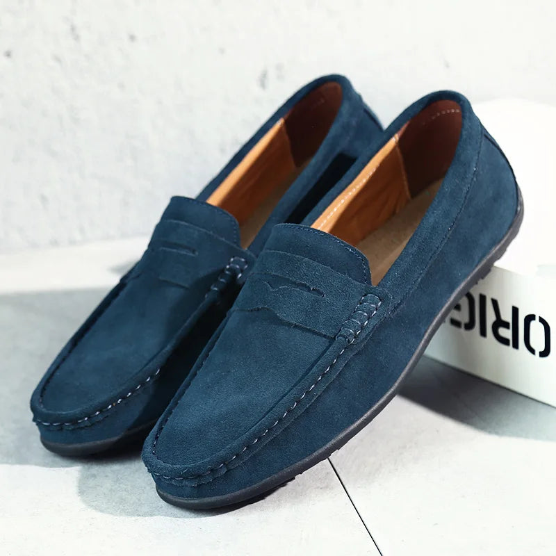 Regent Wide Fit Loafers – Classic Suede